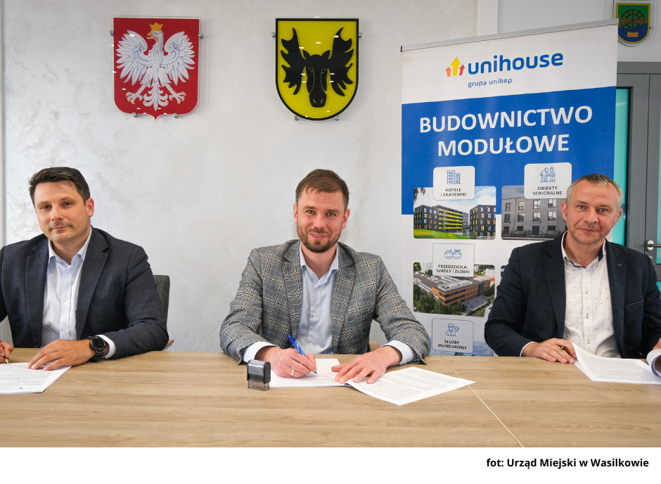Vi har signert kontrakt for prosjektering og bygging av barnehage i Wasilków