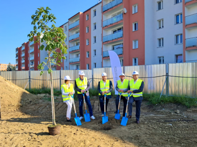Høytidelig byggestart i Złocieniec